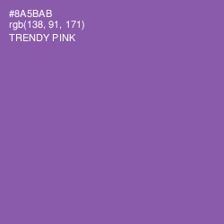 #8A5BAB - Trendy Pink Color Image