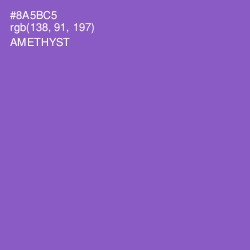 #8A5BC5 - Amethyst Color Image