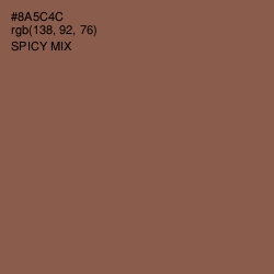 #8A5C4C - Spicy Mix Color Image