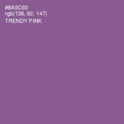 #8A5C93 - Trendy Pink Color Image