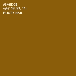 #8A5D0B - Rusty Nail Color Image