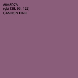 #8A5D7A - Cannon Pink Color Image