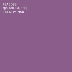 #8A5D8B - Trendy Pink Color Image