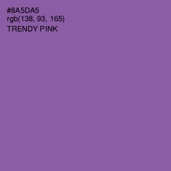 #8A5DA5 - Trendy Pink Color Image