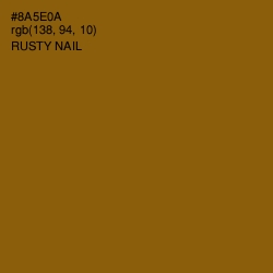 #8A5E0A - Rusty Nail Color Image