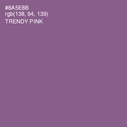 #8A5E8B - Trendy Pink Color Image