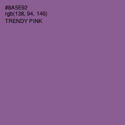 #8A5E92 - Trendy Pink Color Image