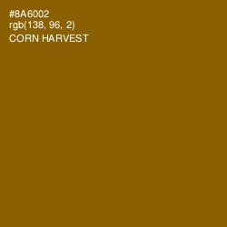 #8A6002 - Corn Harvest Color Image