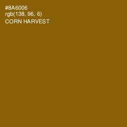 #8A6006 - Corn Harvest Color Image