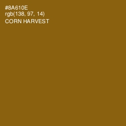 #8A610E - Corn Harvest Color Image