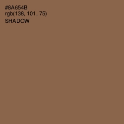#8A654B - Shadow Color Image