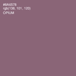 #8A6578 - Opium Color Image