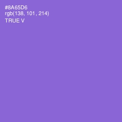 #8A65D6 - True V Color Image
