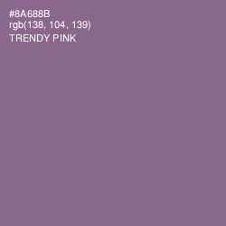 #8A688B - Trendy Pink Color Image