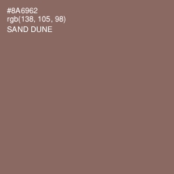 #8A6962 - Sand Dune Color Image