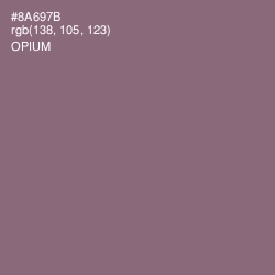 #8A697B - Opium Color Image