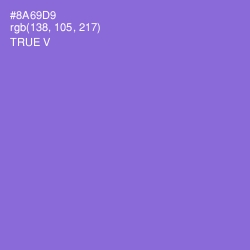 #8A69D9 - True V Color Image