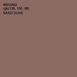 #8A6A62 - Sand Dune Color Image