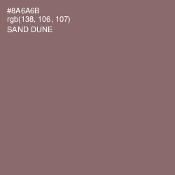 #8A6A6B - Sand Dune Color Image