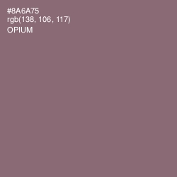 #8A6A75 - Opium Color Image