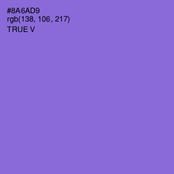 #8A6AD9 - True V Color Image