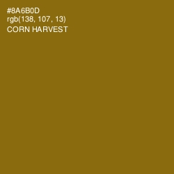 #8A6B0D - Corn Harvest Color Image