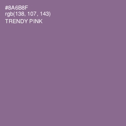 #8A6B8F - Trendy Pink Color Image