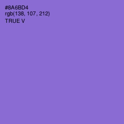 #8A6BD4 - True V Color Image