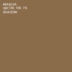 #8A6C4A - Shadow Color Image