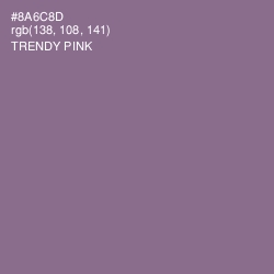 #8A6C8D - Trendy Pink Color Image