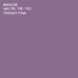 #8A6C8E - Trendy Pink Color Image