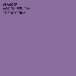 #8A6C9F - Trendy Pink Color Image