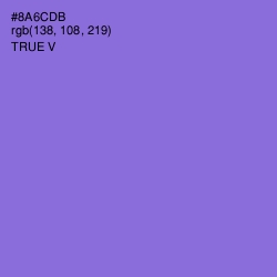 #8A6CDB - True V Color Image