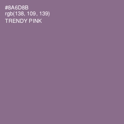 #8A6D8B - Trendy Pink Color Image