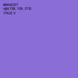#8A6DD7 - True V Color Image