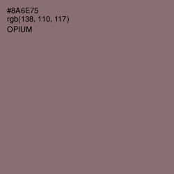 #8A6E75 - Opium Color Image