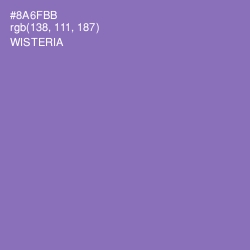 #8A6FBB - Wisteria Color Image