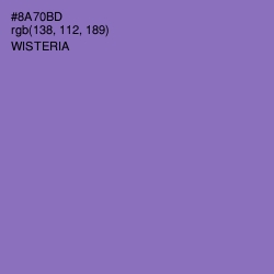 #8A70BD - Wisteria Color Image