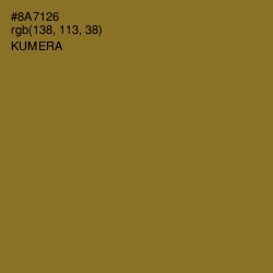 #8A7126 - Kumera Color Image