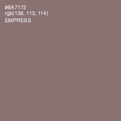 #8A7172 - Empress Color Image