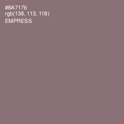 #8A7176 - Empress Color Image