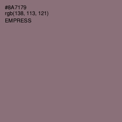 #8A7179 - Empress Color Image