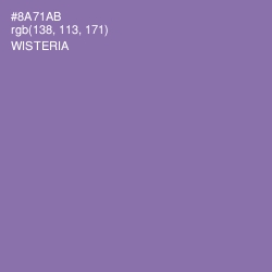 #8A71AB - Wisteria Color Image