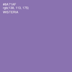 #8A71AF - Wisteria Color Image