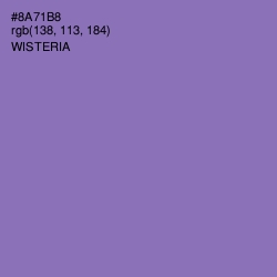 #8A71B8 - Wisteria Color Image