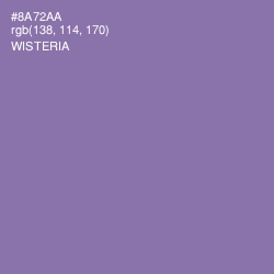 #8A72AA - Wisteria Color Image