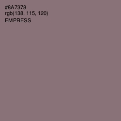 #8A7378 - Empress Color Image