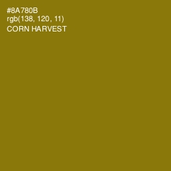 #8A780B - Corn Harvest Color Image