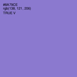 #8A79CE - True V Color Image