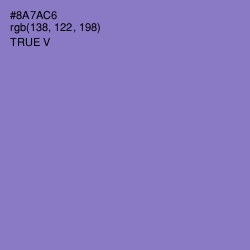 #8A7AC6 - True V Color Image